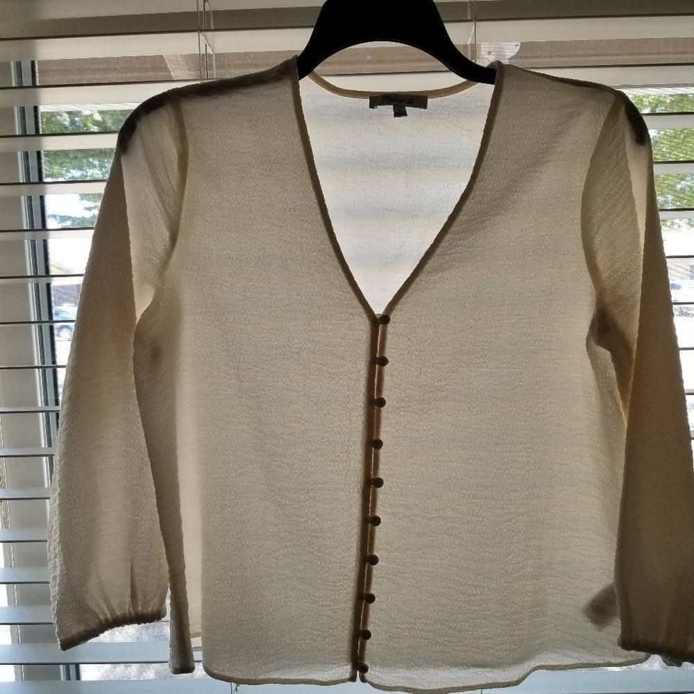 Cream colored blouse